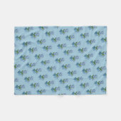 Gewonden zijn blauw... fleece deken (Voorkant (Horizontaal))