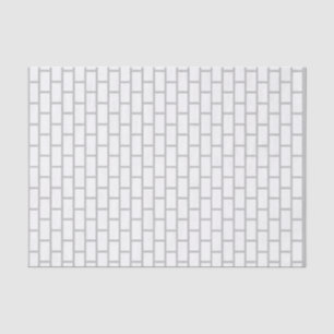 Gewone Bakstenen Muur Komt Overeen Met Tijgerwelp Tissuepapier