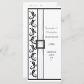 Gewone bruiloft tussen zwarte en witte kerken programma (Voorkant / Achterkant)