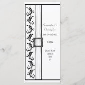 Gewone bruiloft tussen zwarte en witte kerken programma (Voorkant)