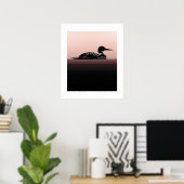Gewone duikervogel poster (Thuiskantoor)