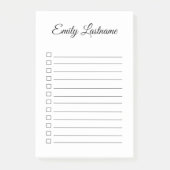 Gewone en eenvoudige persoonlijke notities post-it® notes (Voorkant)