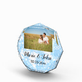 gewone , kleurrijke blauwe glans fotoblokken (Rechts)