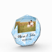 gewone , kleurrijke blauwe glans fotoblokken (Links)