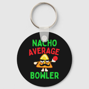Gewone Nacho Bowler Cinco De Mayo Bowling Mexicaan Sleutelhanger
