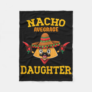Gewone Nacho-dochter Mexicaanse Nacho Cinco De May Fleece Deken
