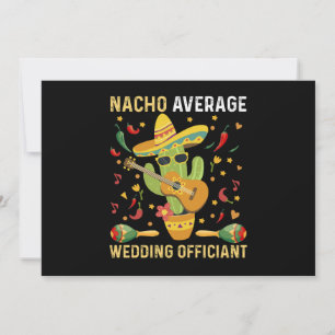 Gewone Nacho-huwelijksfunctionaris Mexicaans feest Kaart