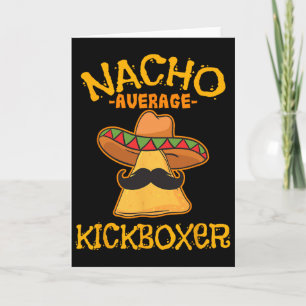 Gewone Nacho Kickbokser Cinco De Mayo Mexicaanse K Kaart