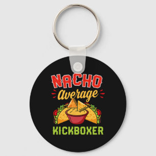 Gewone Nacho Kickbokser Grappig Trendy Kickboksen Sleutelhanger