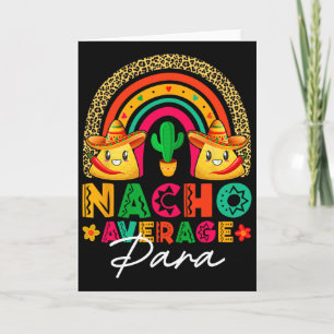Gewone Nacho Para Sombrero Hoed Mexicaanse Fiesta Kaart