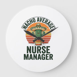 Gewone Nacho-verpleegkundige manager grappig cactu Grote Klok