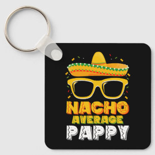 Gewone Papadag Familie Cinco De Mayo Niet Sleutelhanger