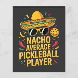 Gewone Pickleball Speler Flyer