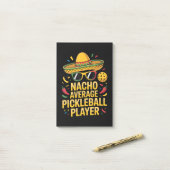 Gewone Pickleball Speler Post-it® Notes (Op bureau)