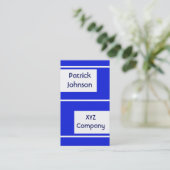 gewone royal blue visitekaartje (Staand voorkant)