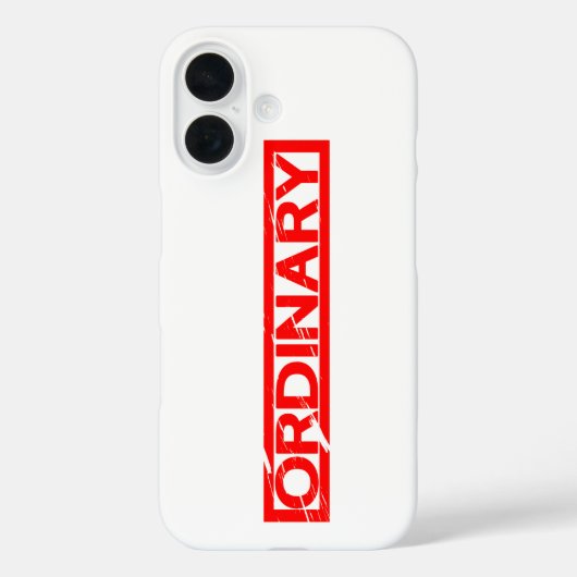 Gewone Stempel Case-Mate iPhone Case (Achterkant)