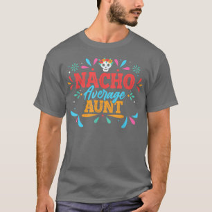 Gewone tante Cinco De Mayo Mexicaanse bijpassende T-shirt