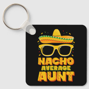 Gewone Tante Cinco De Mayo Overeenkomstige Familie Sleutelhanger