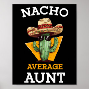Gewone Tante Nacho Mexicaanse Tante Grappige Famil Poster