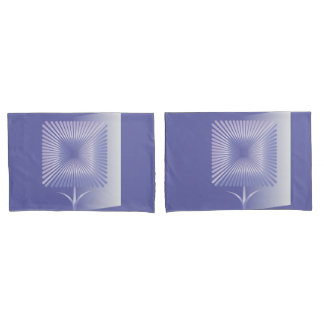 Gewone vierkante bloem kussensloop