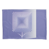 Gewone vierkante bloem kussensloop (Voorkant-Links)