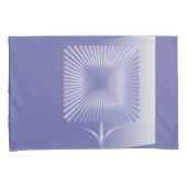 Gewone vierkante bloem kussensloop (Voorkant-Rechts)