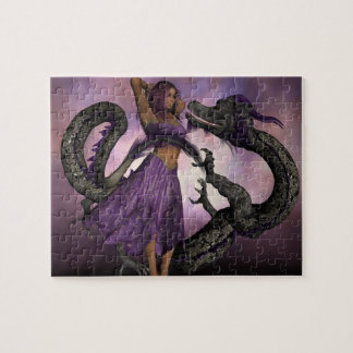 Gewonnen door de draak legpuzzel