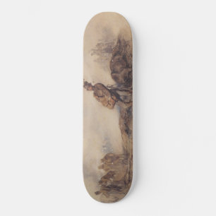 Gewonnen soldaat na de slag (oorlogsscène) skateboard