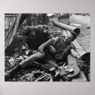 Gewonnen Soldaat Vietnam Oorlog 1968 Poster