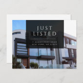 Gewoon aangeboden modern Briefkaart onroerend goed (Voorkant / Achterkant)