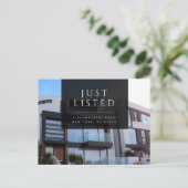 Gewoon aangeboden modern Briefkaart onroerend goed (Staand voorkant)