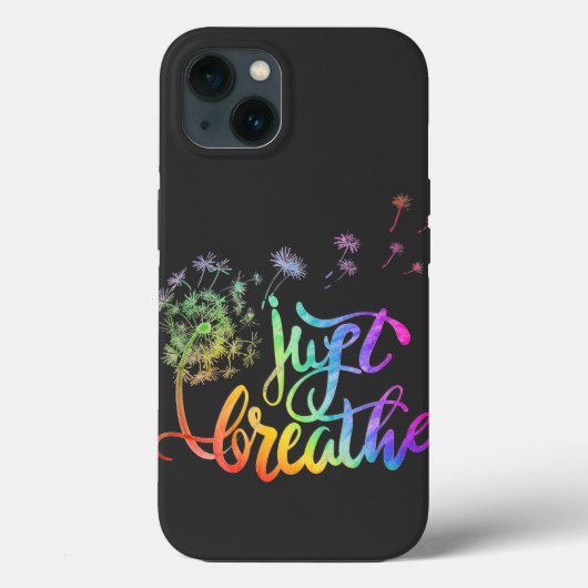 Gewoon ademen | blaasend deandelion in de wind Case-Mate iPhone case (Achterkant)