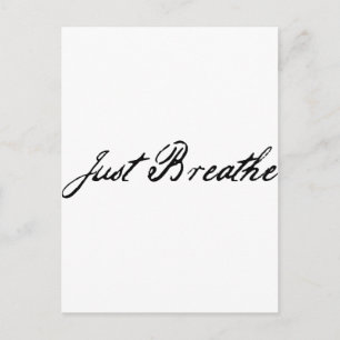 gewoon ademen briefkaart