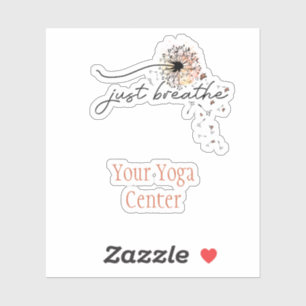 Gewoon Ademhalen Paardenbloem Vlinder Inspiratie Y Sticker