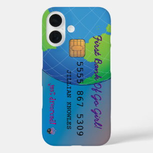 Gewoon afgesplitst Funny Fab Vrouw Joke iPhone 16 Hoesje