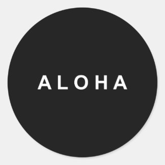 Gewoon Aloha Ronde Sticker