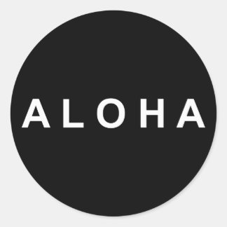 Gewoon Aloha Ronde Sticker