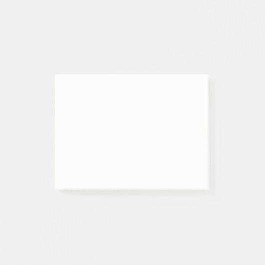 Gewoon Arctische melk Witte kleur Post-it® Notes (Voorkant)