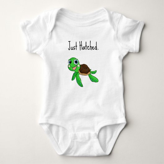 Gewoon Baby schildpad Romper (Voorkant)