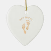 Gewoon Beachy Keramisch Ornament (Rechts)