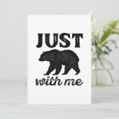 Gewoon Beer met mij Bedankkaart (Staand voorkant)