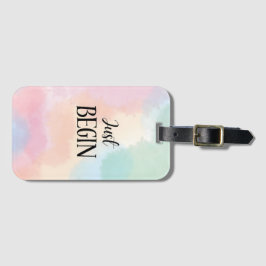 Gewoon Beginnen Bagagelabel