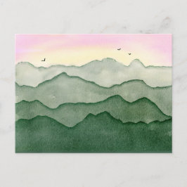 Gewoon bergen briefkaart