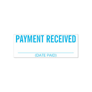 Gewoon "BETALING ONTVANGEN" Rubberstempel Zelfinktende Stempel