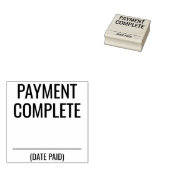 Gewoon "BETALINGSCOMPLETE" Rubberstempel Rubberstempel (Gestempeld)