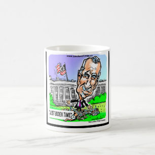 Gewoon Biden Tijd Grappige Politieke T-shirts Mokk Koffiemok