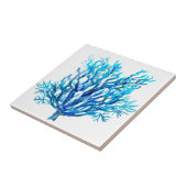 Gewoon blauw koraal tegeltje (Zijkant)