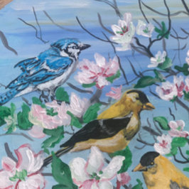 Gewoon blauwe jay's koffiemok