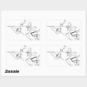 Gewoon bloemige Sticker (Vel)