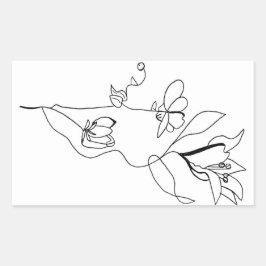 Gewoon bloemige Sticker